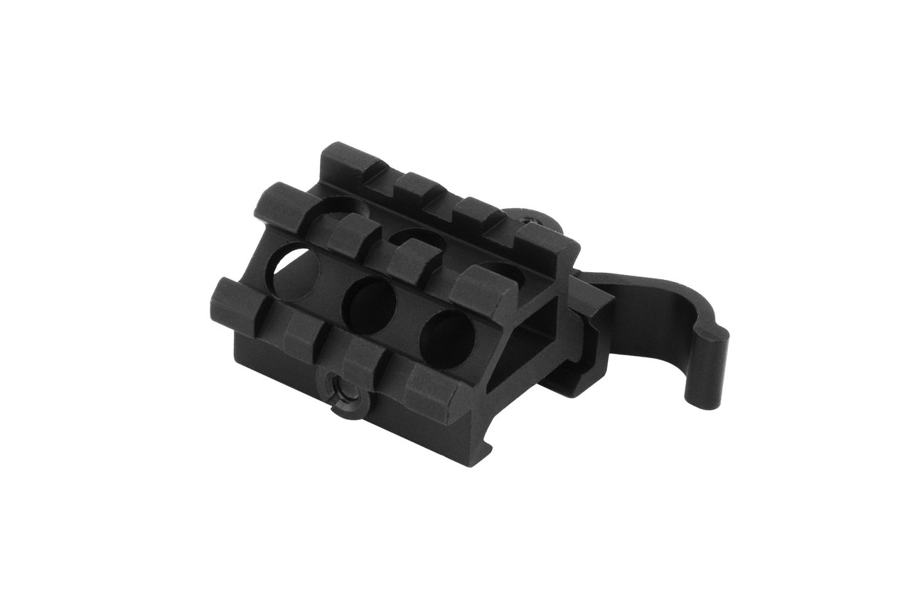 Dual Rail 45/90 Degree Picatinny Riser Mount Red Dots and Sights