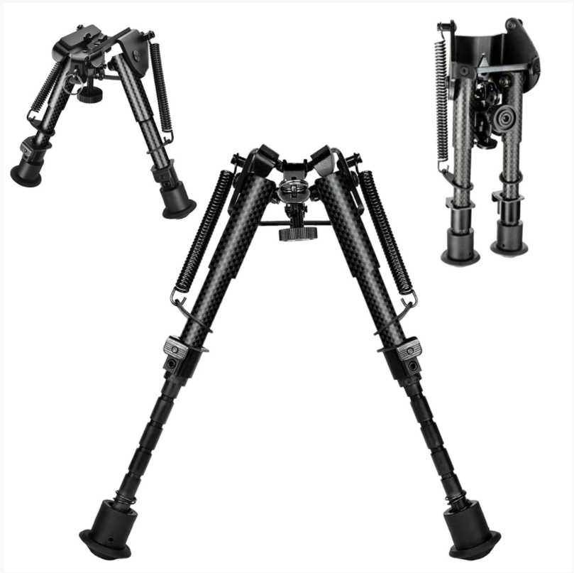 Monstrum Carbon Fiber Adjustable Spring Return Bipod