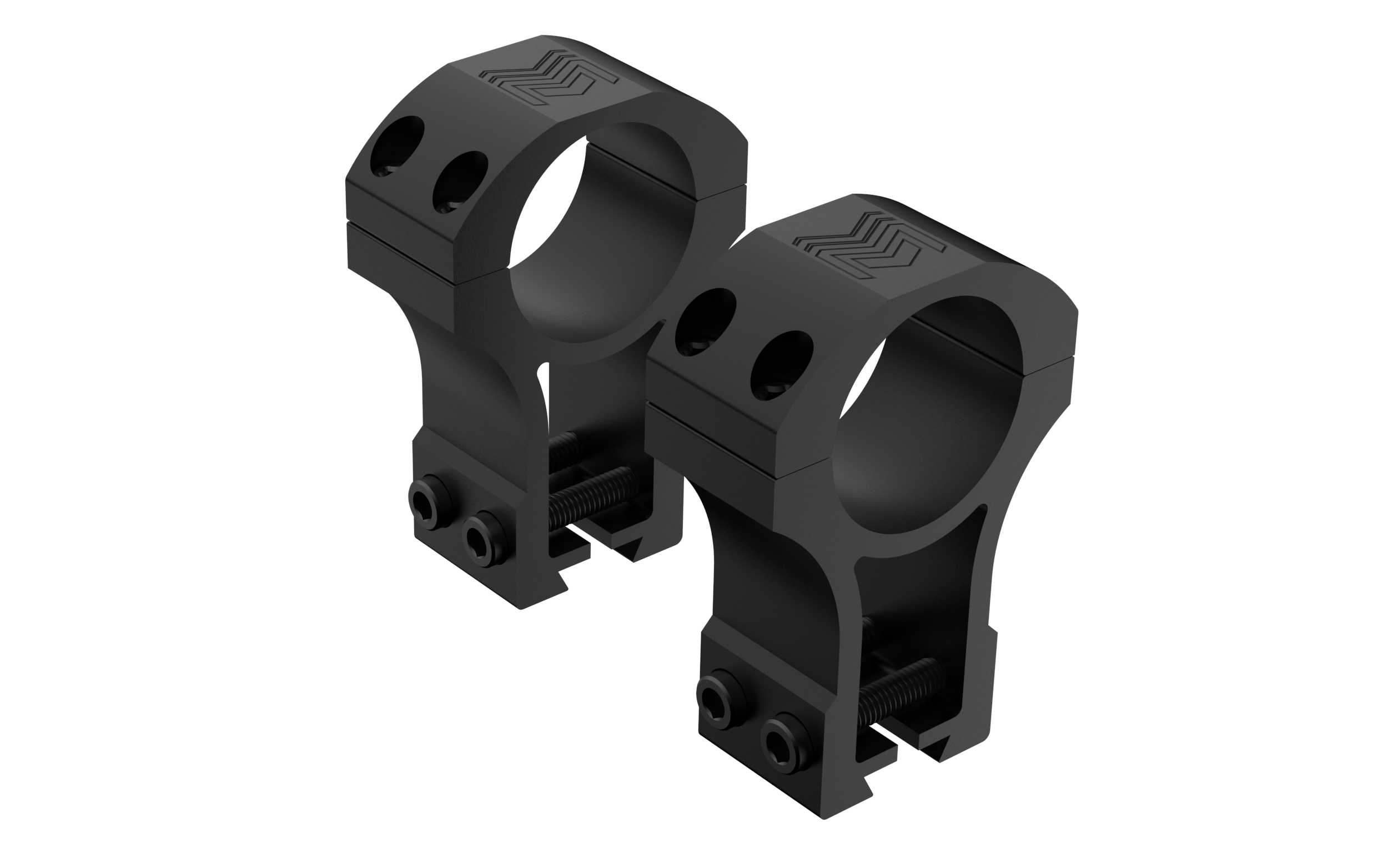 Monstrum 3/8 inch Dovetail 1 inch Scope Rings - V1